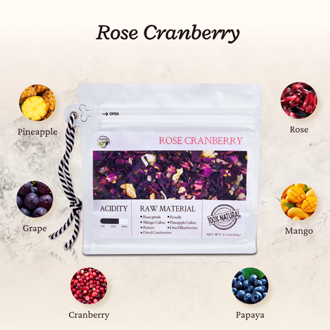 Rose Cranberry Fruit Tea