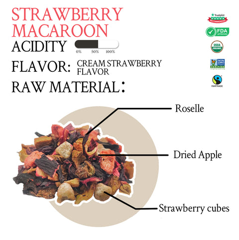 Strawberry Macaroon Fruit Tea