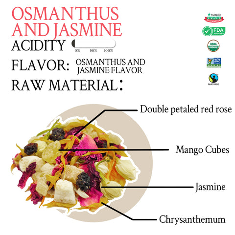 Osmanthus and Jasmine Fruit Tea