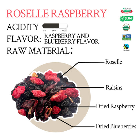 Roselle Raspberry Fruit Tea